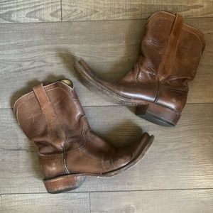 Lucchese short cowboy boots